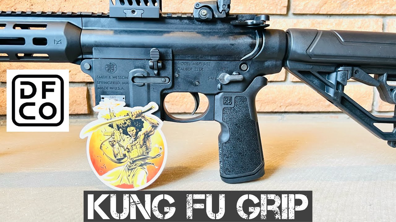 Die Free Co Kung Fu Rifle Grip & Plug (AR-15 • AR-10)