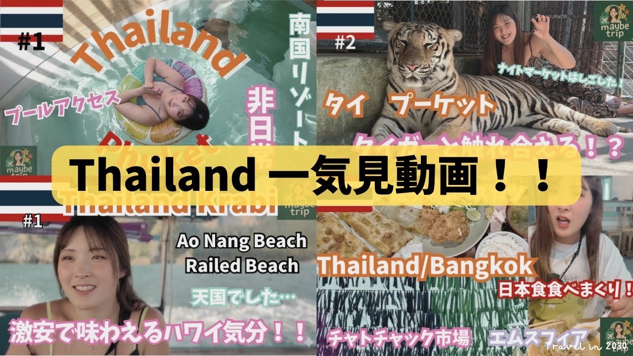【タイ】これ1本で全部わかる完全版🇹🇭タイシリーズ一気見！