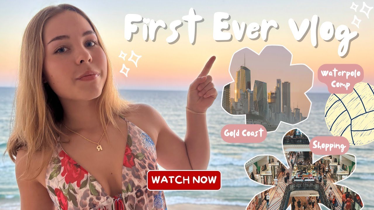 FIRST EVER VLOG!! Gold Coast Trip!