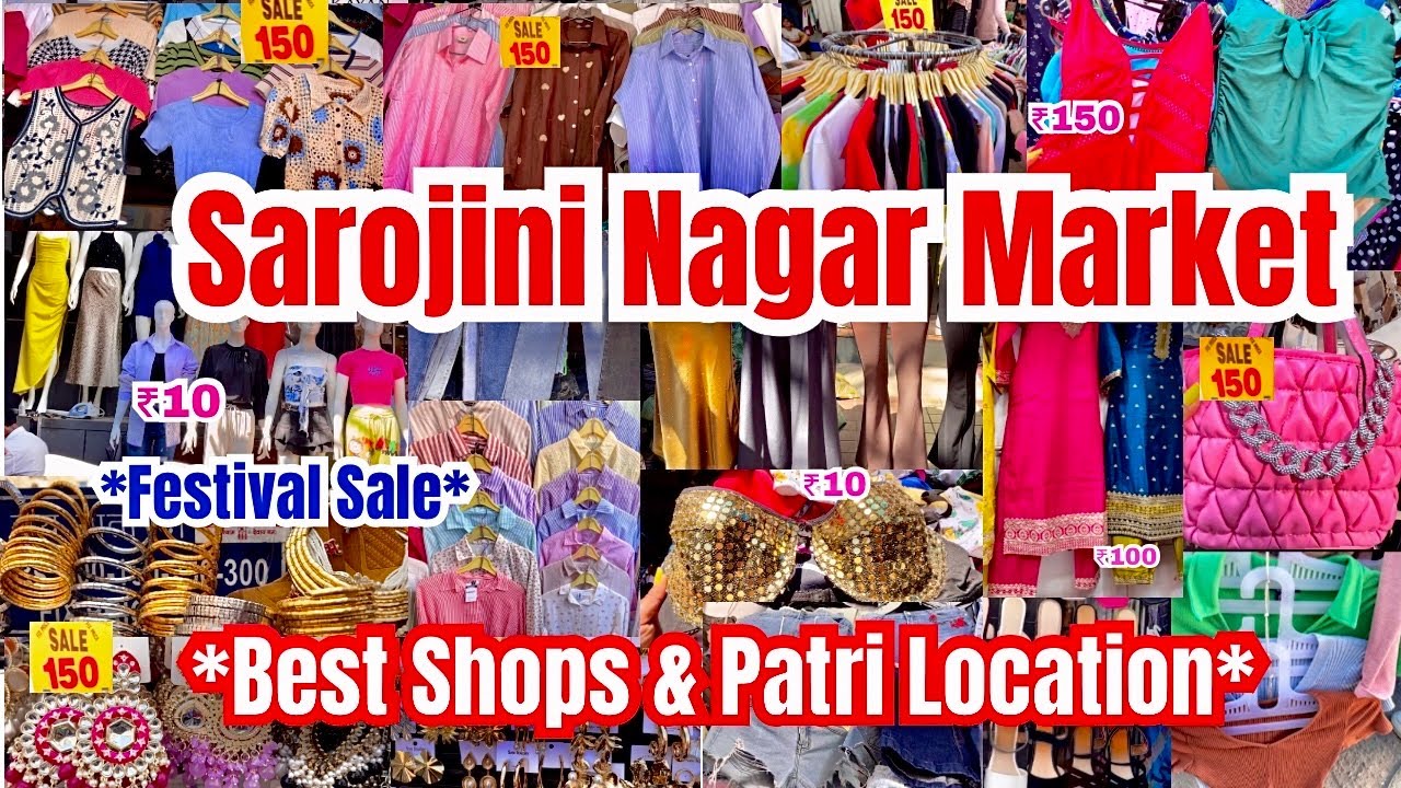 Sarojini Nagar Market Delhi | 😍 Latest Summer Collection 2025 With Shop Number | That Pinkish Girl