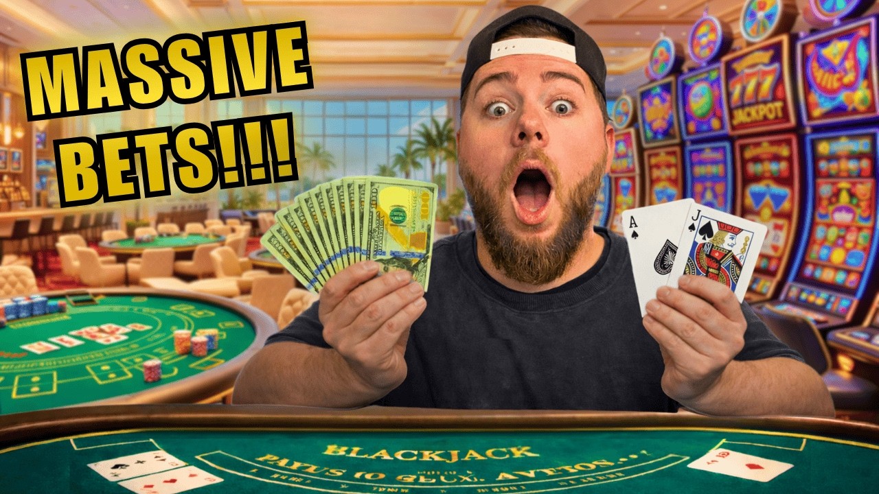 CRAZY Blackjack Session With HUGE SWINGS!!