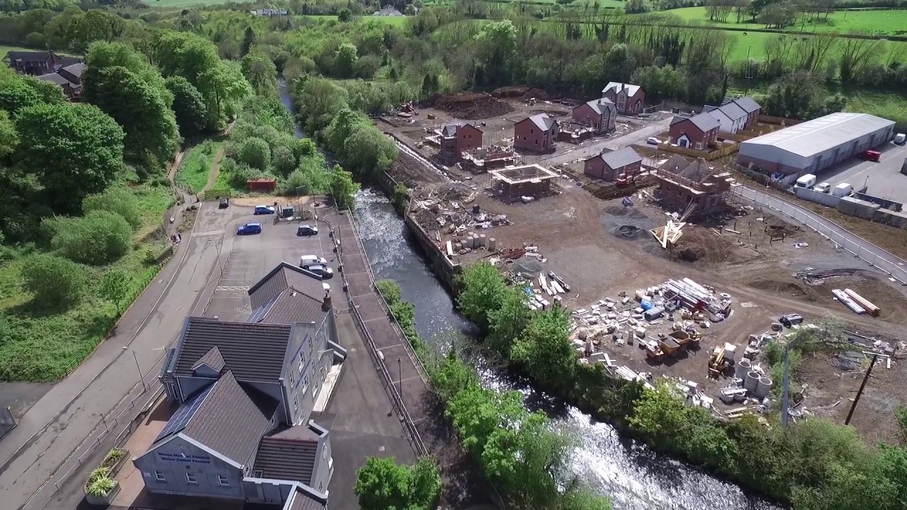 Cullybackey Ballymena From The Air