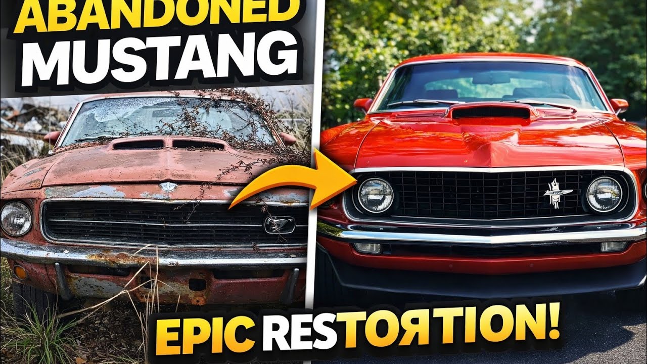 Restoration Car Candy Apple Red 1969 Ford Mustang Boss 429
