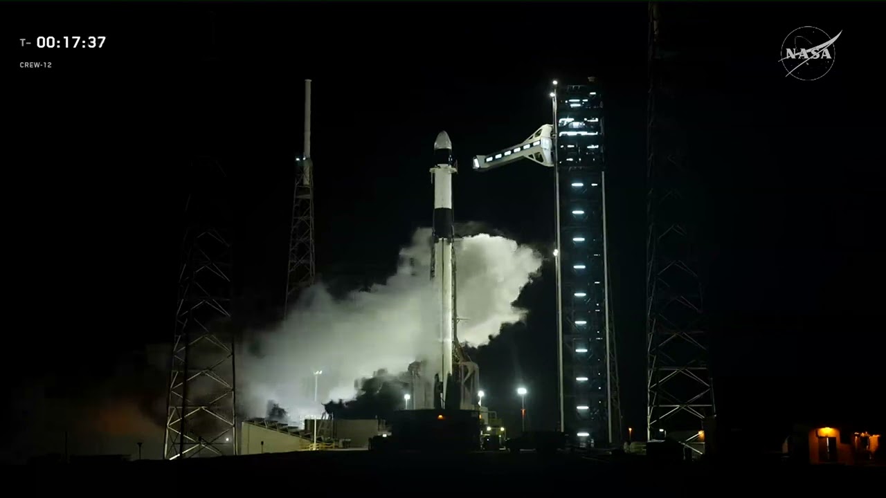 GO to International Space Station Crew-12/NASA SPACE X#falcon 9