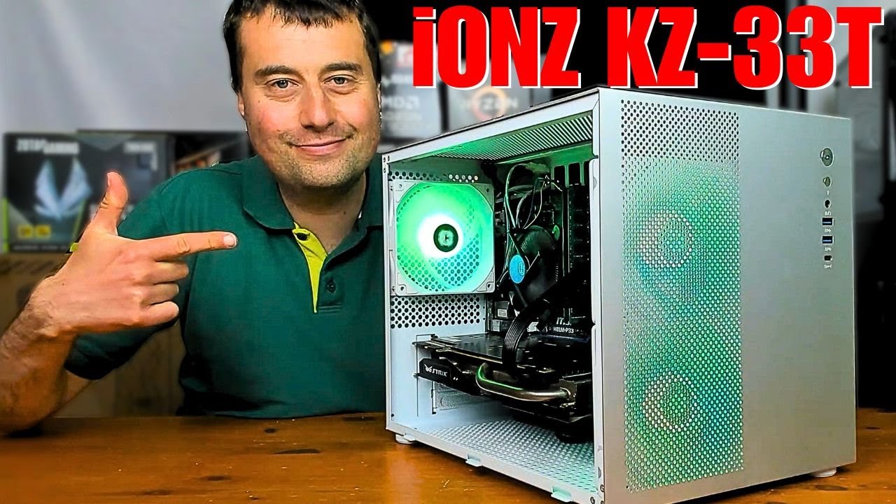 iONZ KZ 33T Mesh Vault MATX PC Case Unboxing & Overview
