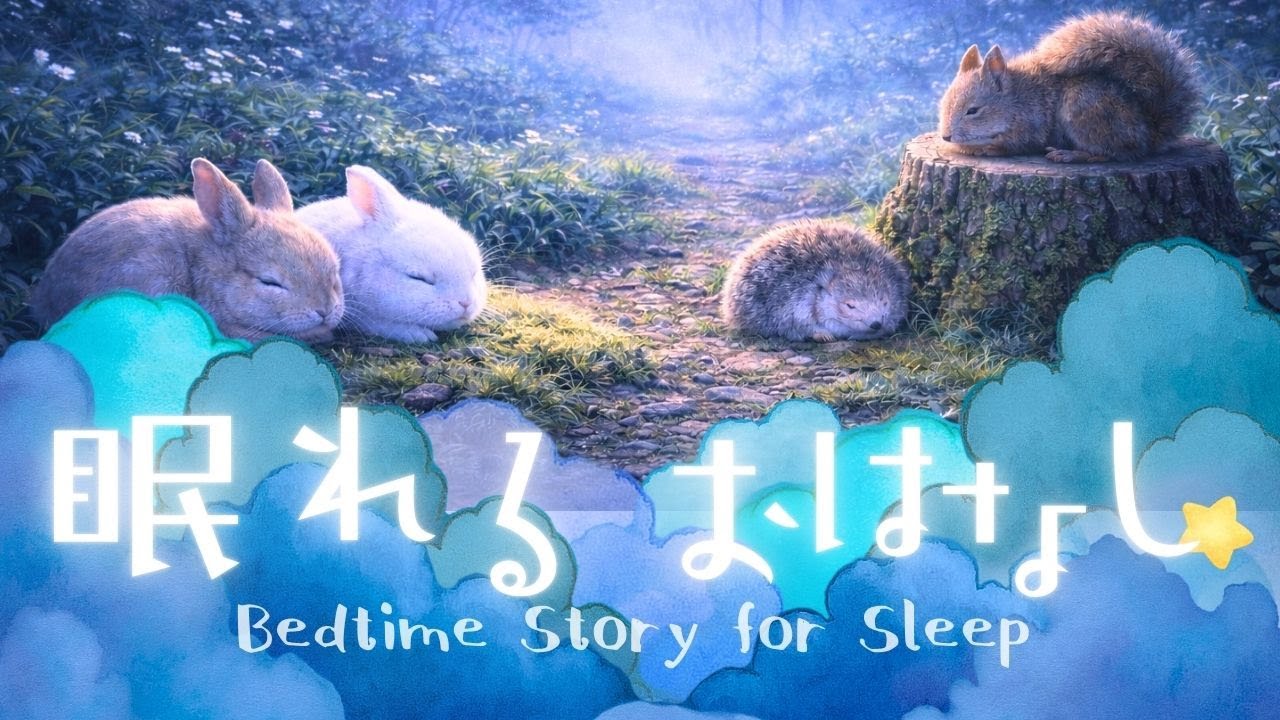 【寝かしつけ】優しい朗読童話｜Bedtime Story for Sleep（月とくも）