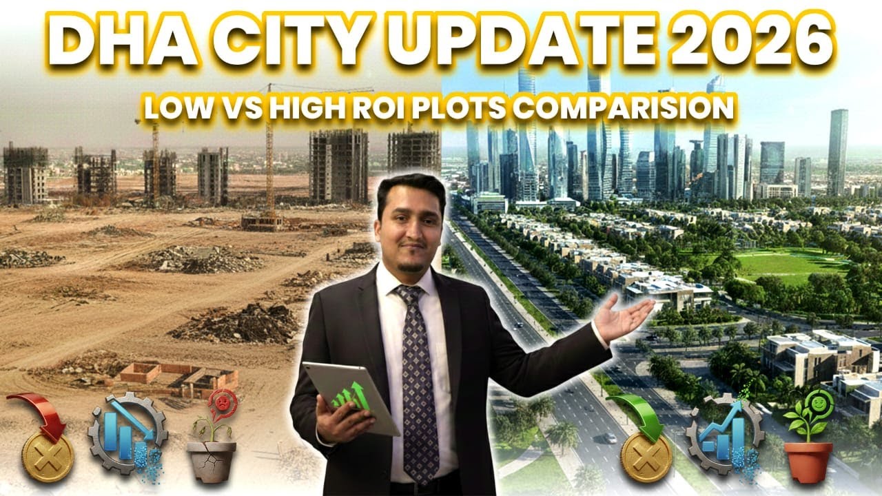 DHA City Karachi Plot Location Comparison 2026 | Low ROI vs High ROI