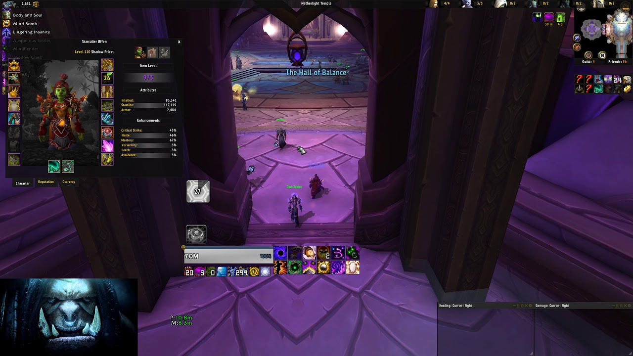 Shadow Priest gear sets in mythic+