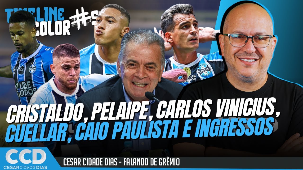 Timeline Tricolor #525: Bastidores do Grêmio pegando fogo: Cristaldo, Pelaipe, Caio Paulista e mais