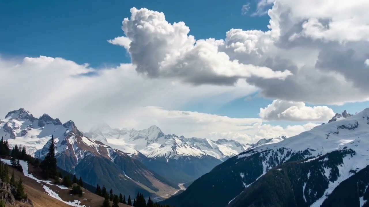 Mountain Clouds | Peaceful Background Video