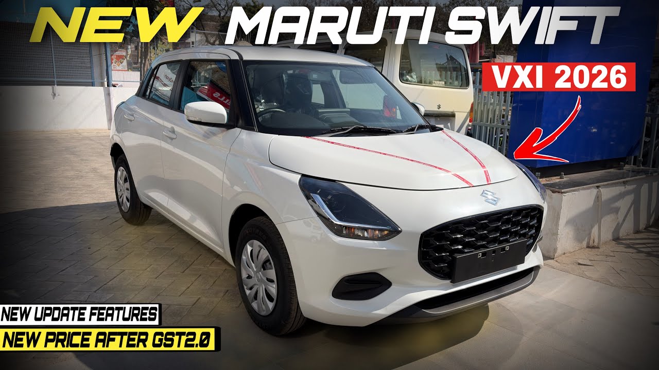 Maruti Suzuki Swift Vxi 2026 New Updated ✅ Model GST Price🔥Features Mileage Details & Reviews