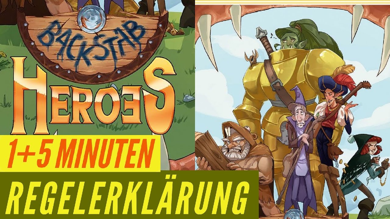 Backstab Heroes Regeln Anleitung Regelvideo Erklärung Kartenspiel 2025