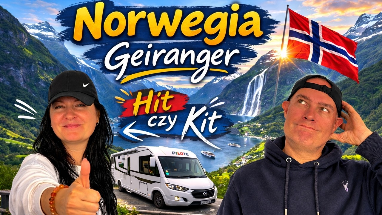 🇳🇴🚐Geiranger z Góry i z Dołu Dalsnibba Kamperem . Jak tam jest naprawdę .