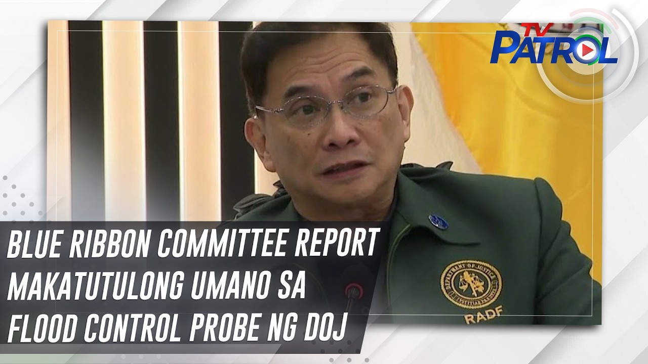 Blue Ribbon committee report makatutulong umano sa flood control probe ng DOJ | TV Patrol