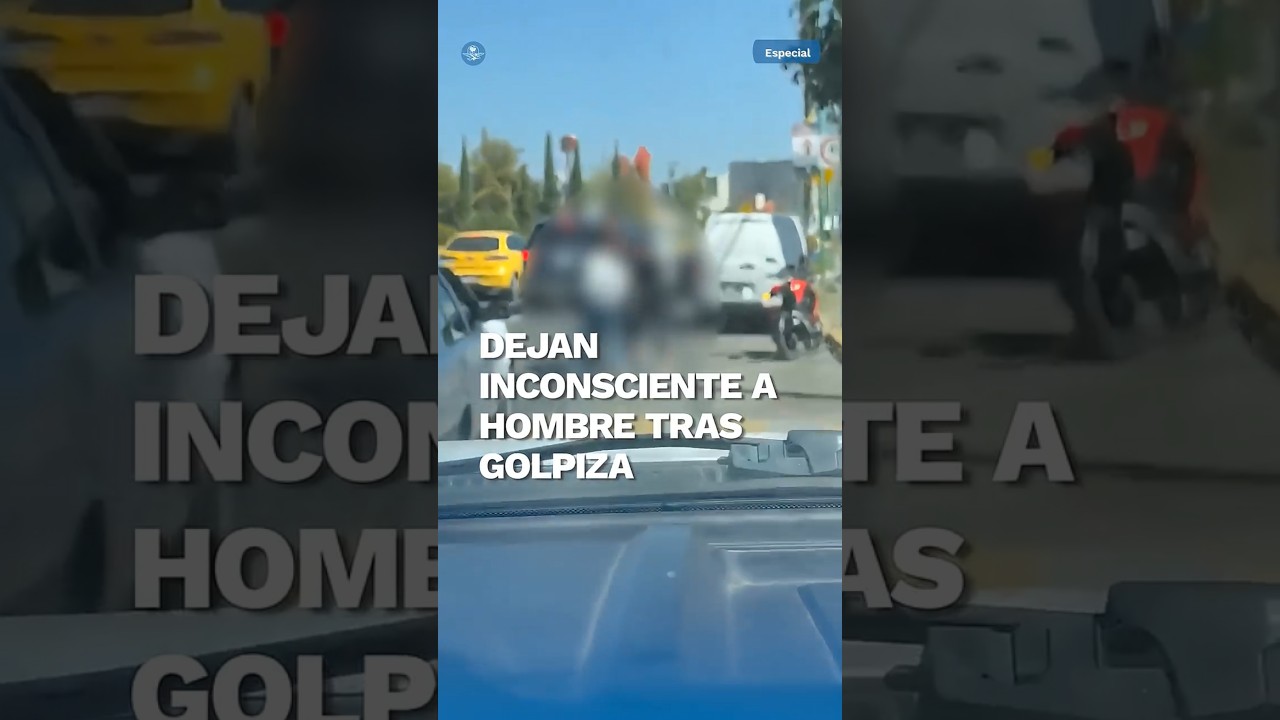Ecatepec: brutal asalto en Plaza Las Am&eacute;ricas deja a hombre inconsciente #shorts