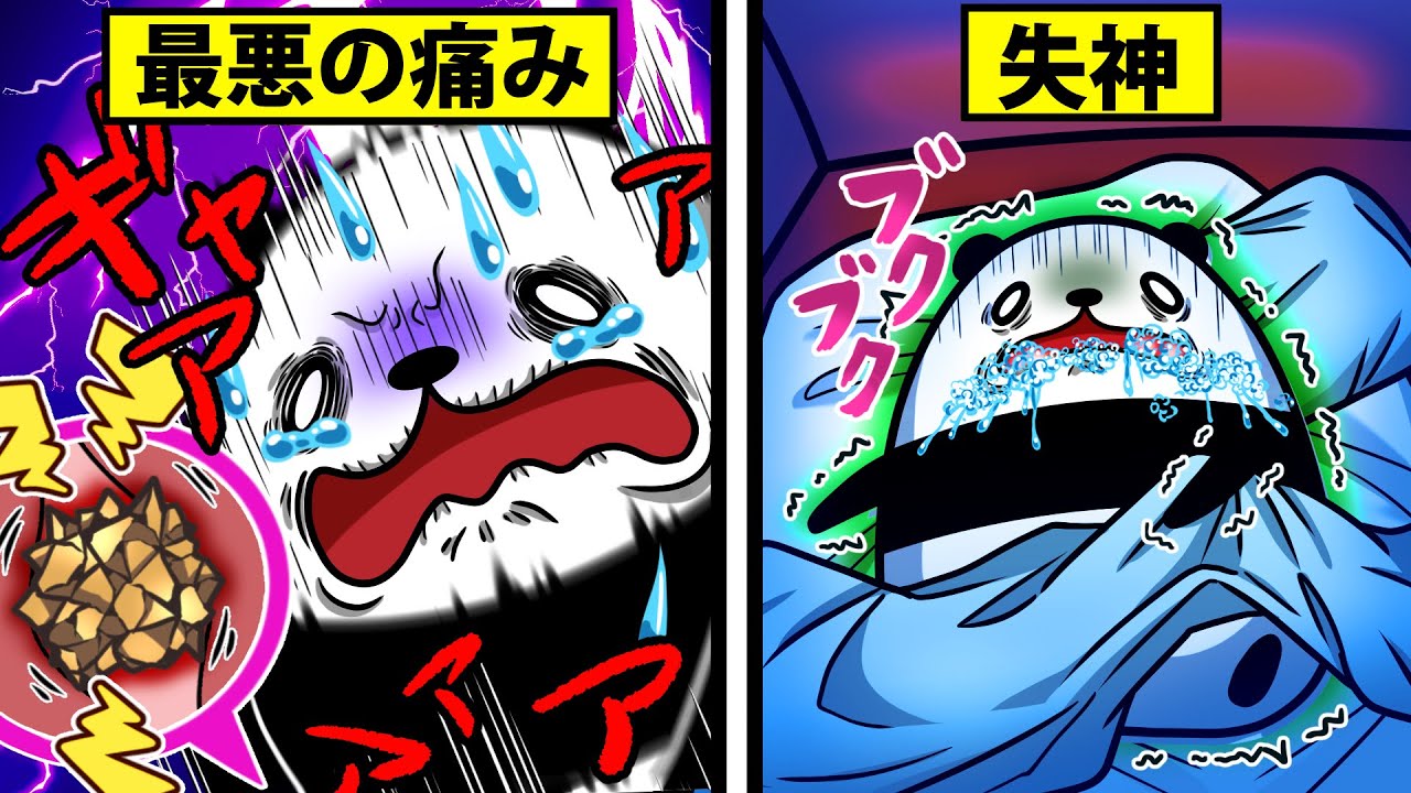 【アニメ】尿路結石になるとどうなるのか？想像を絶する痛みがマジでヤバすぎる