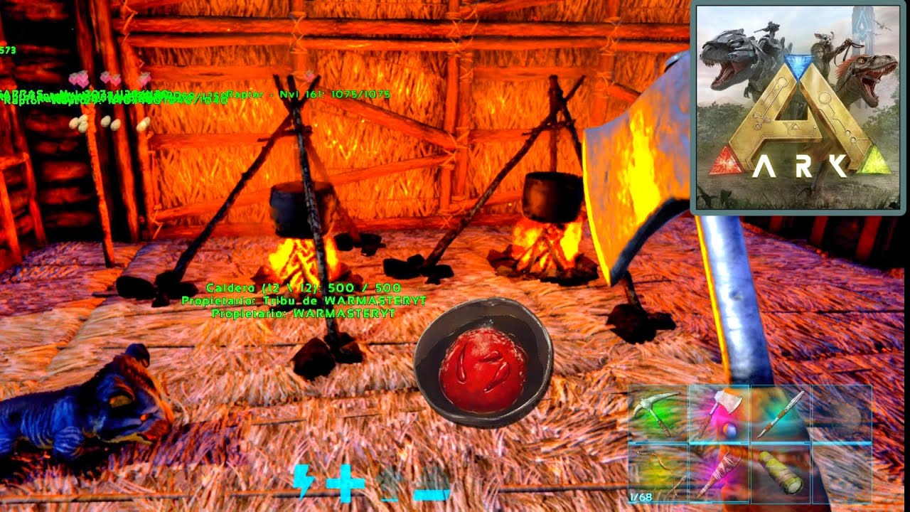 RECETA DEL CHILI PICANTE!!! (THE ISLAND) #61 | ARK ULTIMATE MOBILE EDITION - ASMR