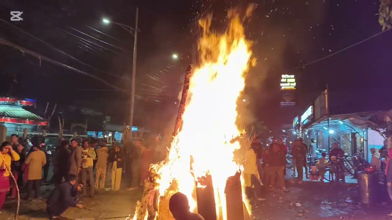 Shivaratr Dhuni Ma Ramaudai Pokhara Srijanachowk #vlog #natural #shivaratri 