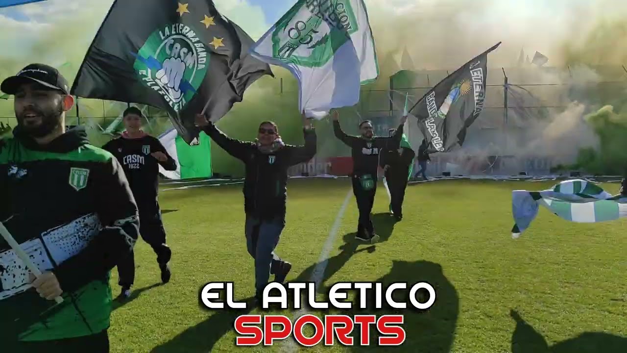 RECIBIMIENTO DE LA HINCHADA DE SAN MIGUEL ANTE CHACARITA JRS