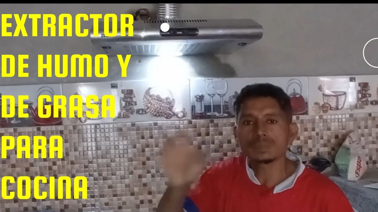 extractor de humo y de grasa para cocina