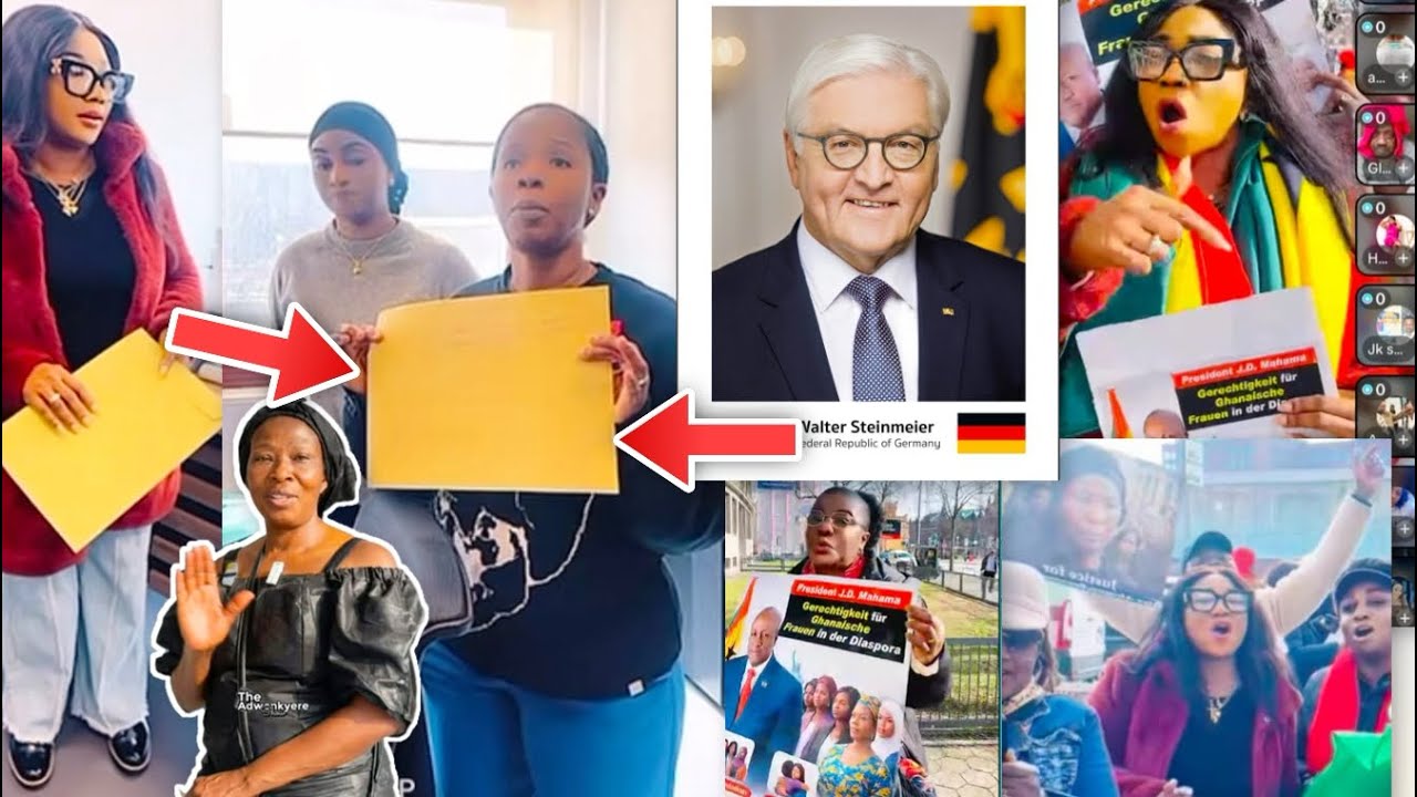 Break Akosua Serwaa & Team legal wives finally send petition to Germany 🇩🇪 President 