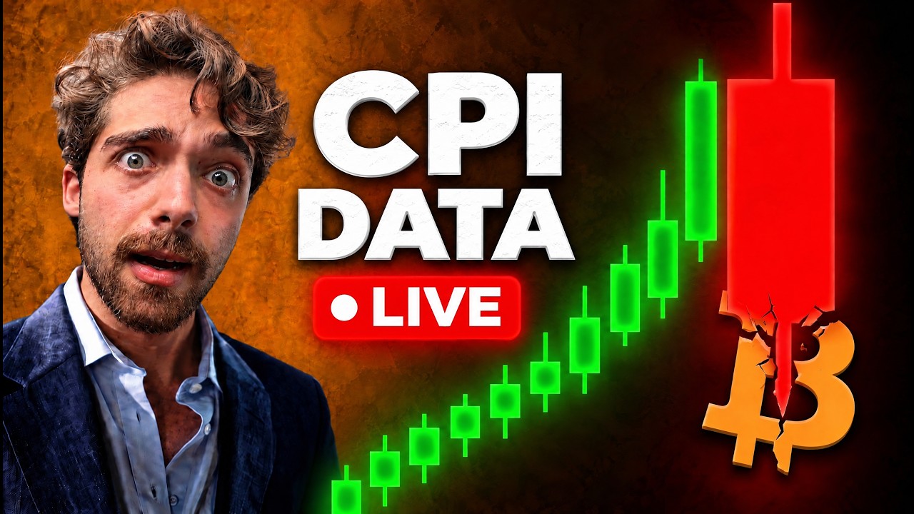 ДАННЫЕ ПО CPI В ПРЯМОМ ЭФИРЕ: БИТКОИН ГОТОВИТСЯ К СИЛЬНОМУ ДВИЖЕНИЮ!