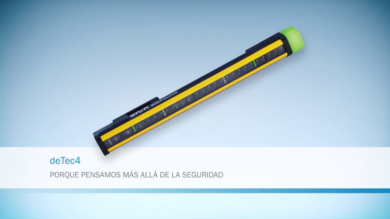 Cortina de luz de seguridad deTec4: Funciones Básicas  |  Llevamos la seguridad al siguiente nivel