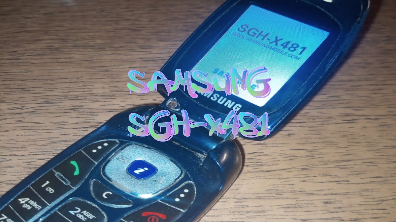 Обзор на SAMSUNG SGH-X481 / переиздание раскладного телефона X480