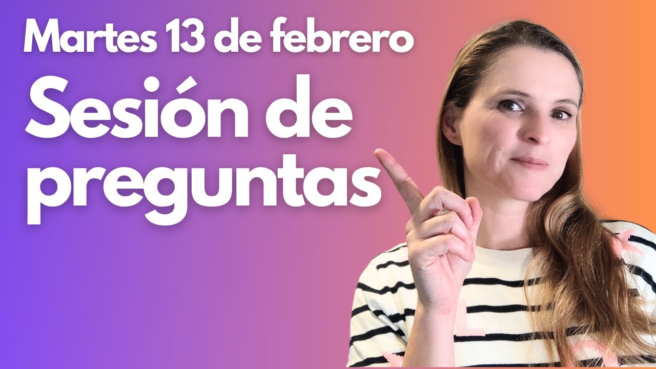 Respondiendo vuestras preguntas