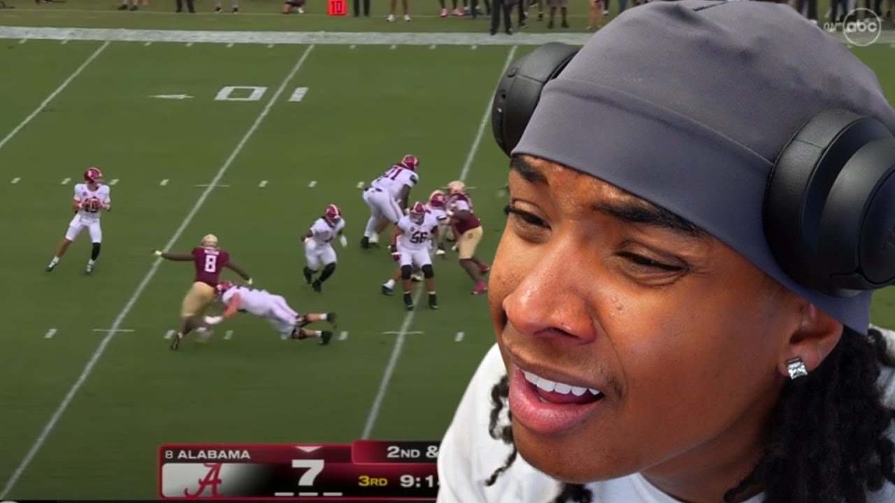 BAMA NO PLEASE NOO!!!! ALABAMA FAN Reacts To #8 Alabama vs Florida State Highlights | Week 1