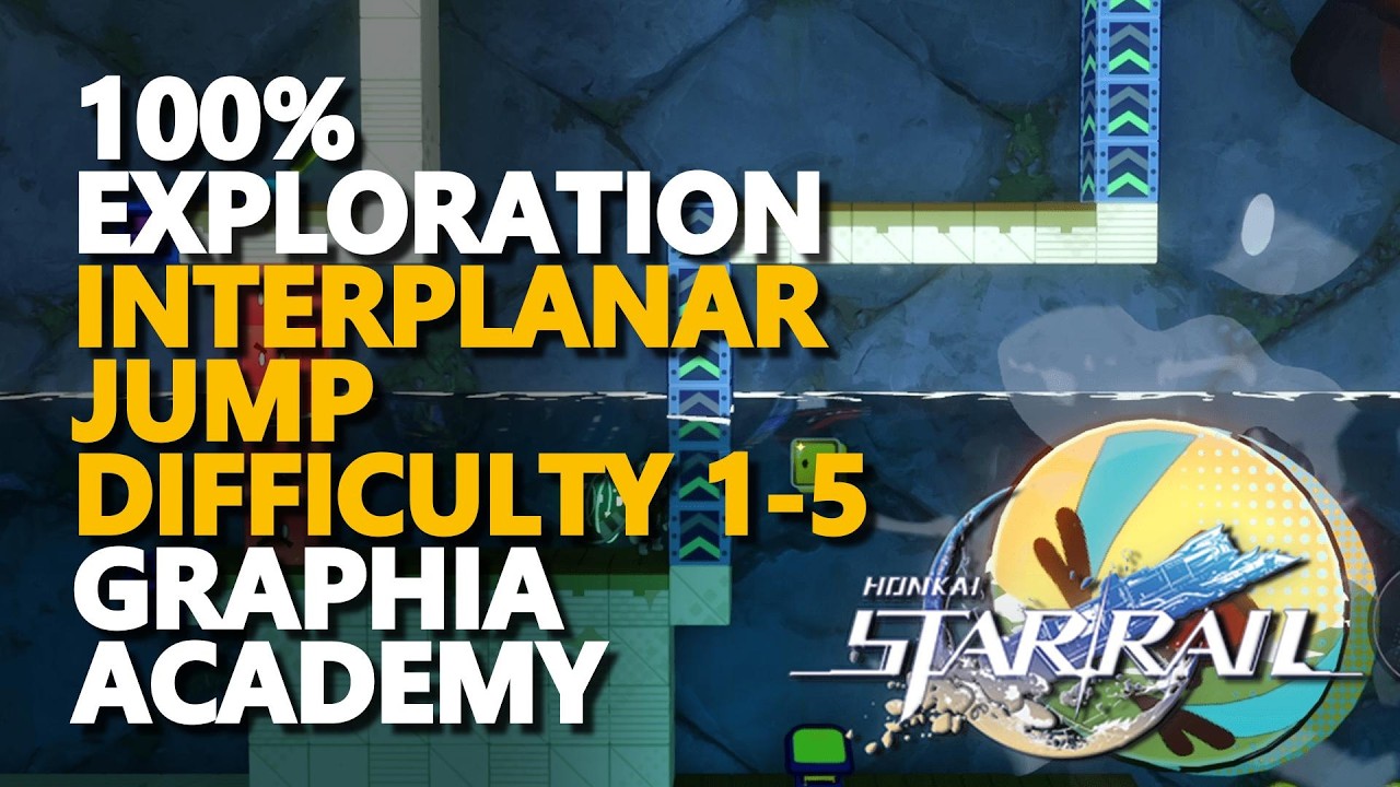All Graphia Academy Interplanar Jump Difficulty 1-5 100% Exploration Honkai Star Rail