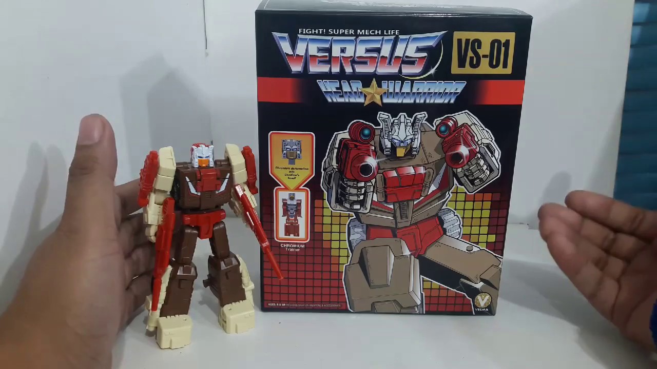 VECMA VS-01 Versus Head Warrior Chivalrouser MFT Chromedome legends class