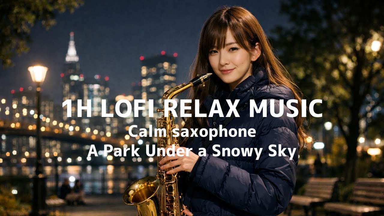 【1時間】冬空の公園BGM | Park under a winter sky | 1h Lo-Fi Ambient BGM [Sleep & Relax music]