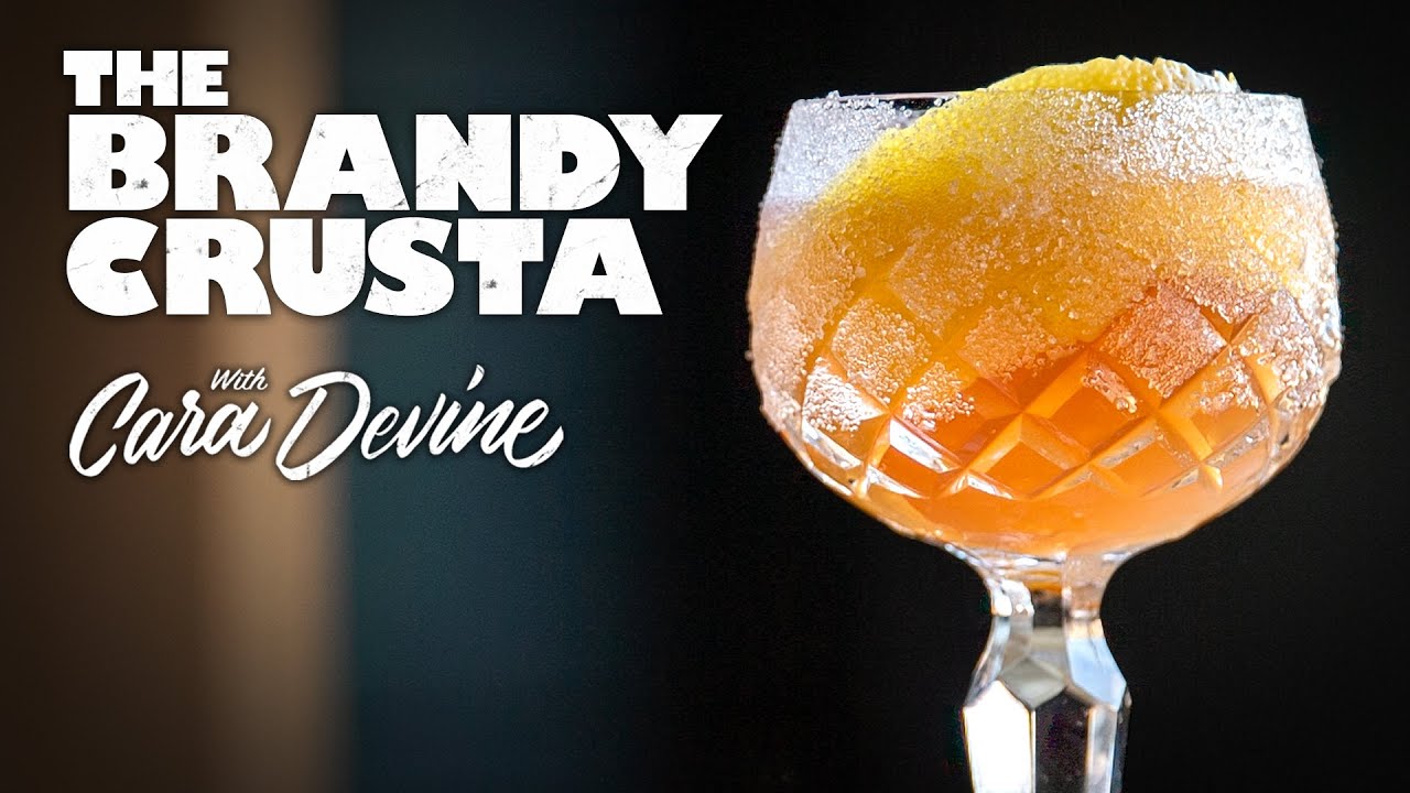 How to make the Beautiful Brandy Crusta - Quick!