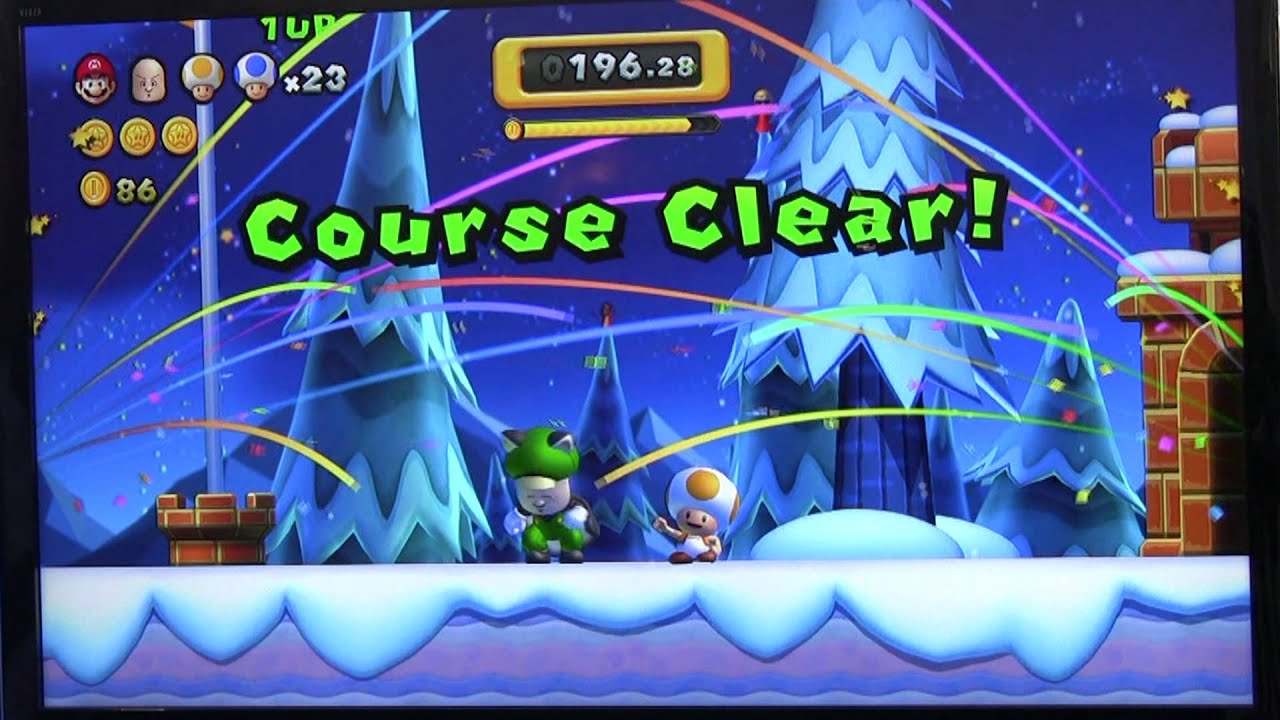 14 Minutes of New Super Mario Bros. U with Audio (Wii U)