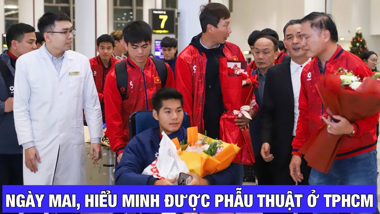 TRUNG VỆ HIỂU MINH SẼ PHẪU THUẬT VÀO NGÀY 28-1 TẠI TPHCM, U23 VIỆT NAM ĐỘNG VIÊN ĐỒNG ĐỘI