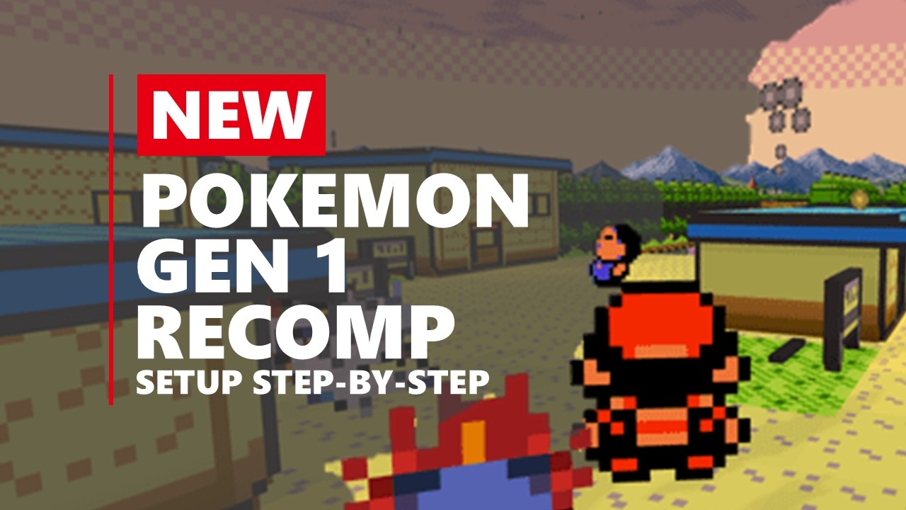 Туториал по новому моду Pok&eacute;mon Gen 1 Recomp 2026