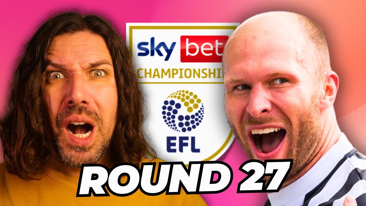 Championship SCORE PREDICTIONS - Round 27