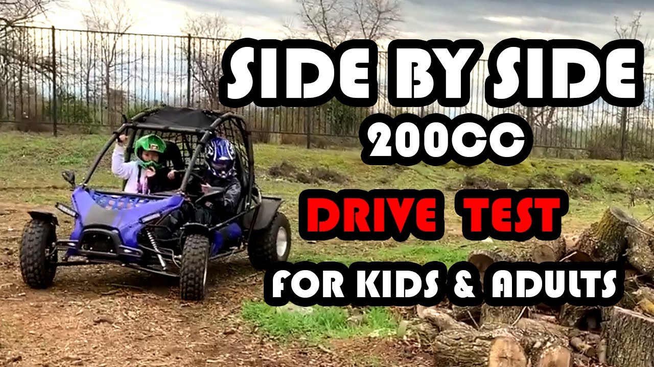 Kandi 200cc go kart riding skills
