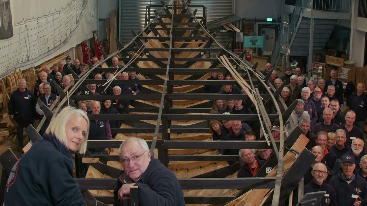 Компания Sutton Hoo Ship's Company_Волонтеры за работой
