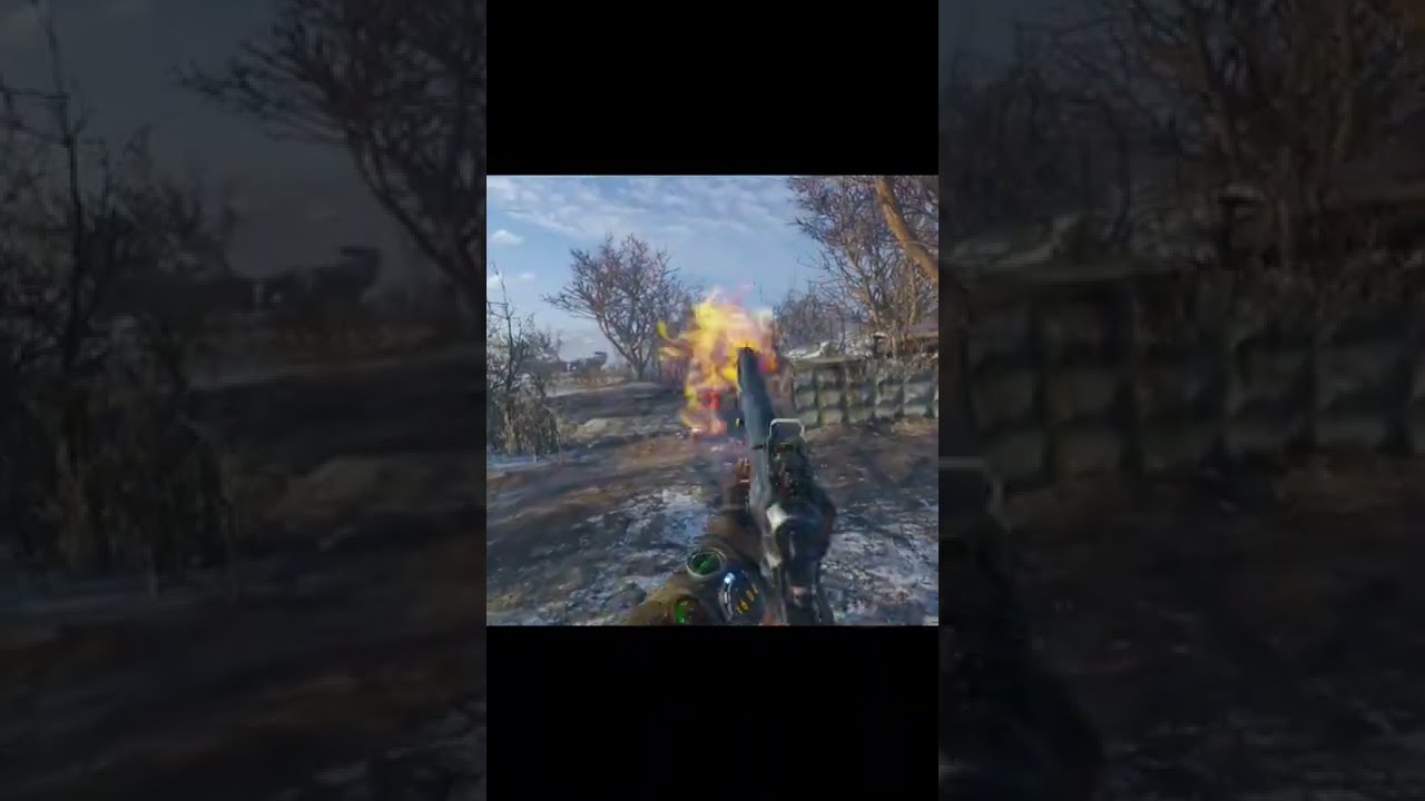 Shotgun vs mutants #russia #open #world #fps #game #play #youtubeshorts #gun #shot #fire #fight