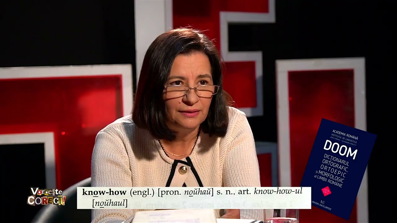 Vorbeşte corect! cu Cristiana Aranghelovici: Despre ortoepie (@TVR1)