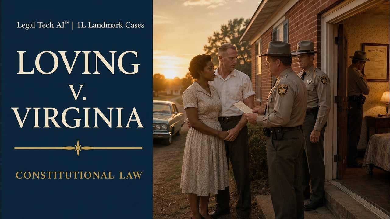 Loving v. Virginia (1967)| Constitutional Law