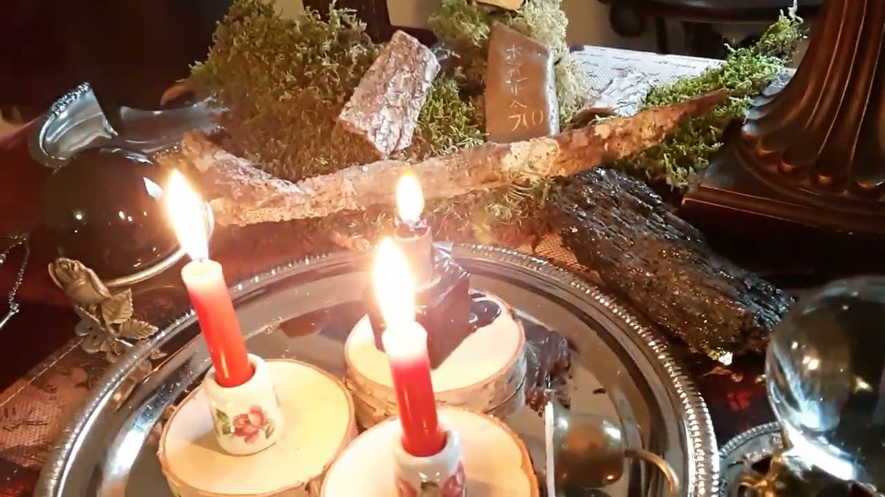 Creating an Altar to 'The Morrigan' -  Along with a Grimoire page.