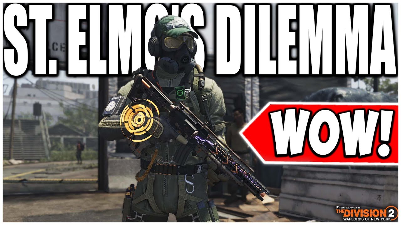 The St. Elmo's Dilemma Build is INSANE in the Division 2 Legendary Missions! (Solo or Group)