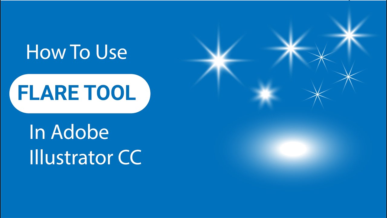 How to use Flare Tool | Adobe Illustrator CC | Adobe Tutorials for Beginners