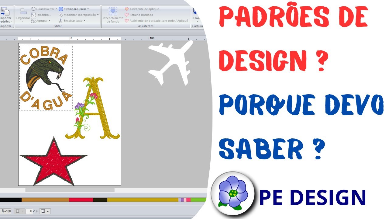 PE DESIGN 11- Você precisa conhecer isto antes de criar no Pe Design.