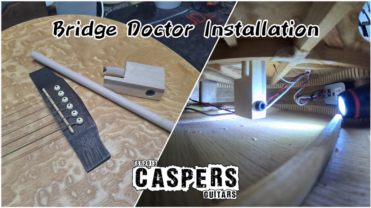 Akustik Cort SFX AB OP (Proses Pemasangan Bridge Doctor)