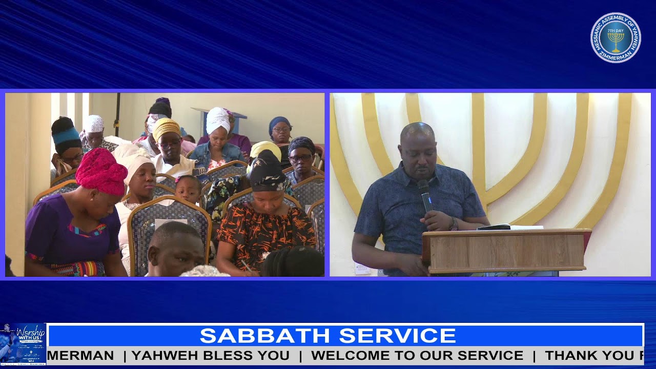WEEKLY SABBATH SERVICE  31/01/2026