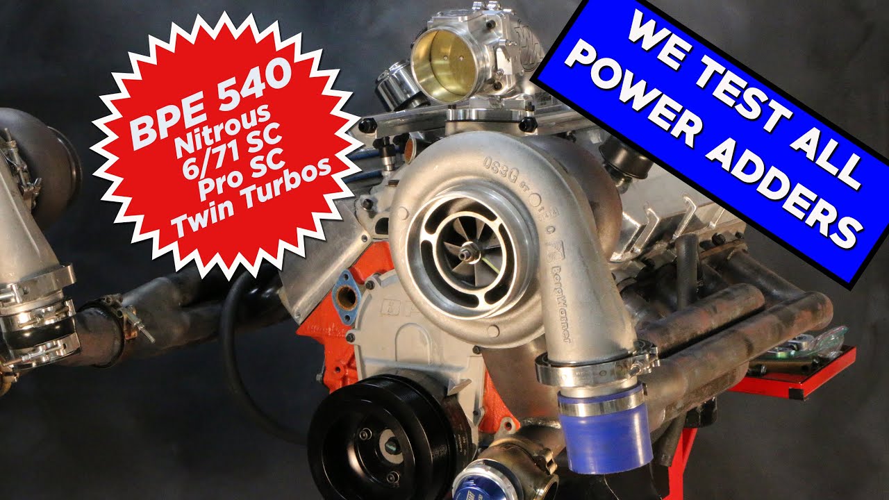 540 BBC NITROUS, BLOWER & TWIN TURBOS